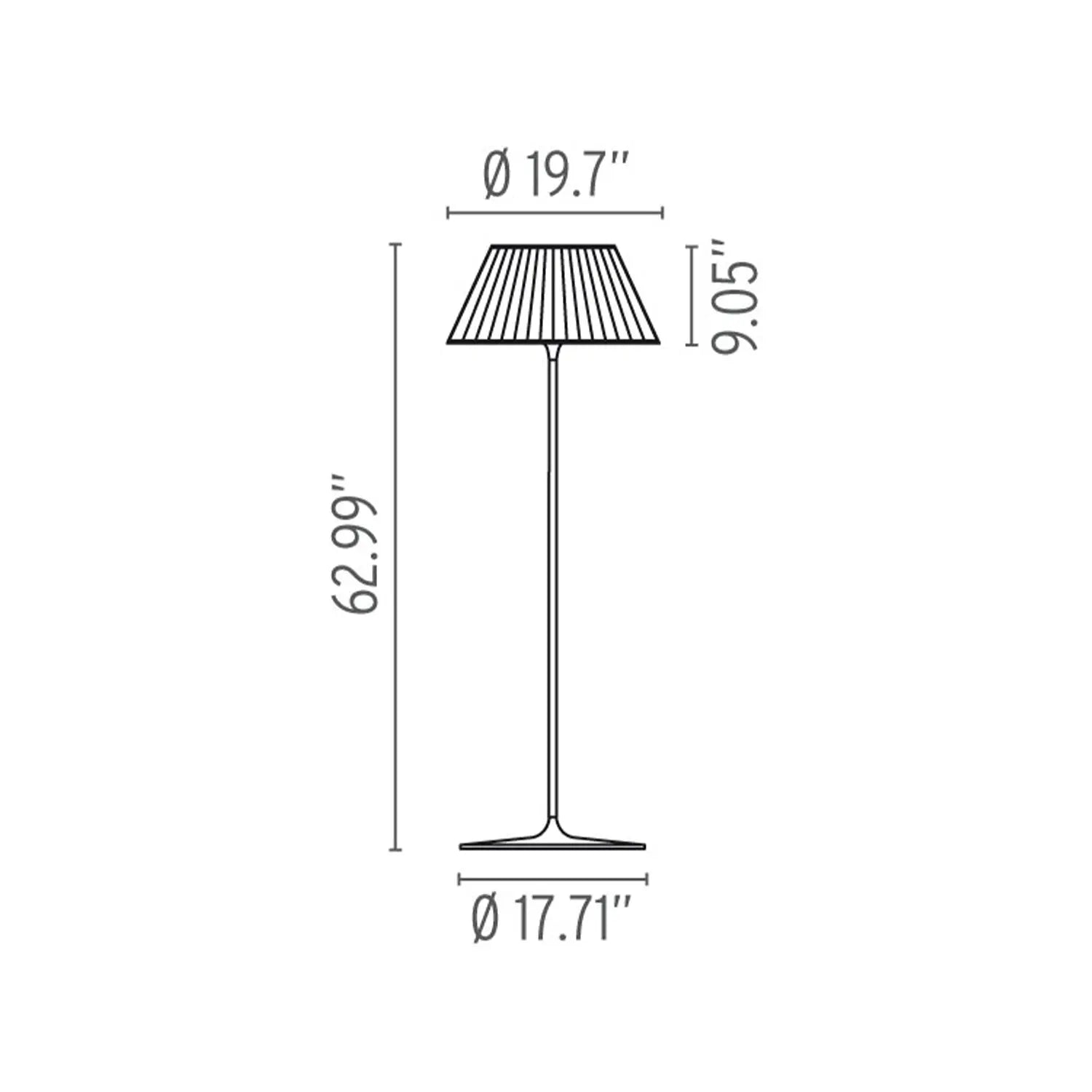 Romeo Soft - Tall Floor Lamp Flos